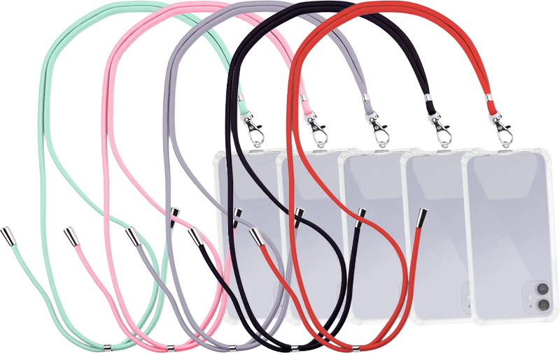 Šňůrka na mobil s držákem do pouzdra (Barevné)